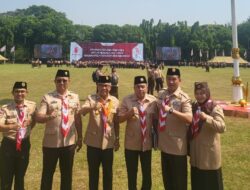 Ketua Kwarda Sumut Hadiri Apel Akbar HUT Pramuka ke-63 di Cibubur