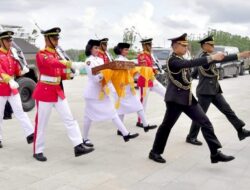 Tempuh Jarak 1.320 Kilometer, Duplikat Bendera Merah Putih Tiba di Istana Negara IKN