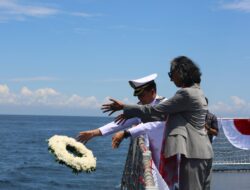 TNI AL Peringati Pertempuran Laut PD II Sekutu Melawan Jepang Di Selat Sunda