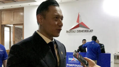 AHY Pantau Hasil Sementara, Optimistis Kandidat Demokrat Unggul