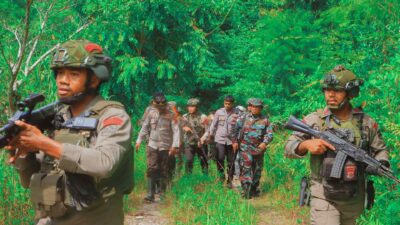 Satgas Damai Cartenz-2025 Gelar Patroli Besar untuk Pulihkan Keamanan di Yalimo