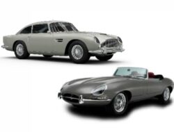 Pertarungan Legendaris: Aston Martin DB5 vs Jaguar E-Type, Ikon Keanggunan dan Performa Otomotif