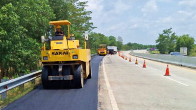 Antisipisasi Kecelakaan dan Tingkatkan Kenyamanan Mudik Lebaran, Beberapa Titik Ruas Tol Bakter Diperbaiki