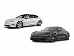 Duel Kecepatan: Porsche Taycan vs Tesla Model S, Siapa Raja Sedan Listrik?